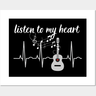 listen to my heart Posters and Art